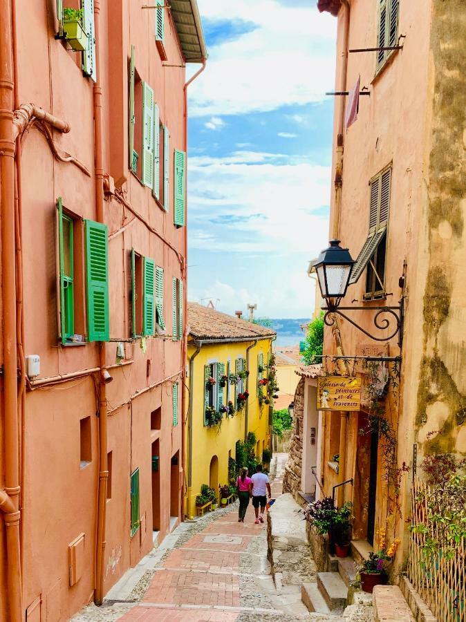 Les Glycines Menton Exterior foto