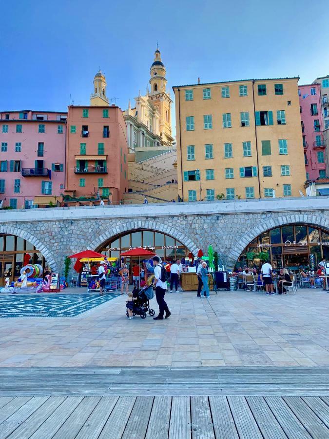 Les Glycines Menton Exterior foto