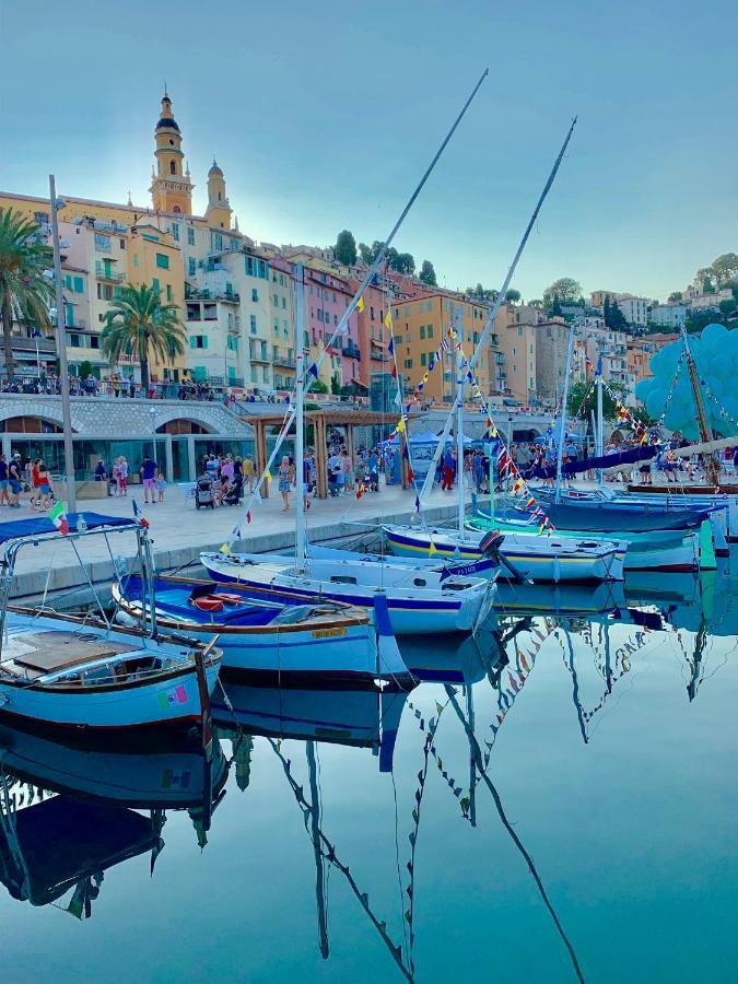 Les Glycines Menton Exterior foto