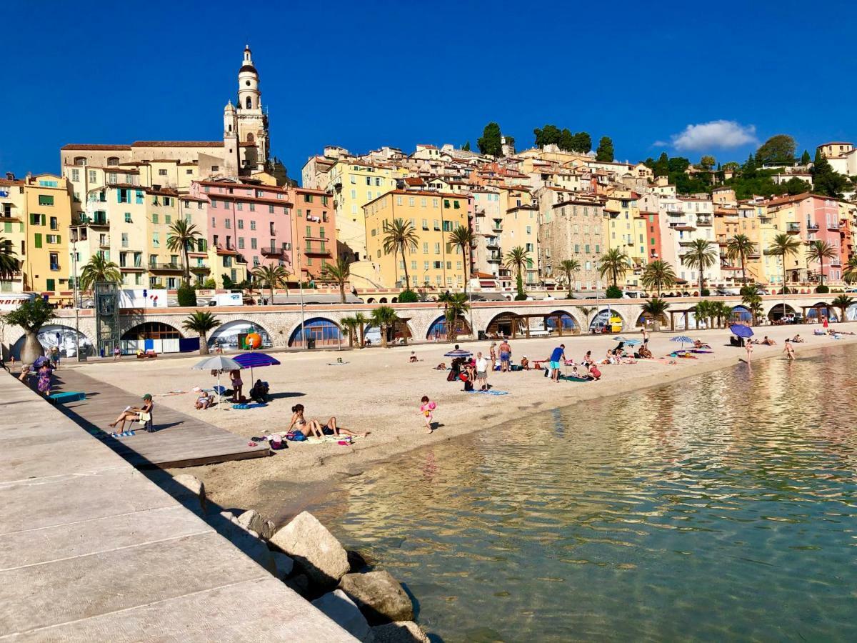 Les Glycines Menton Exterior foto